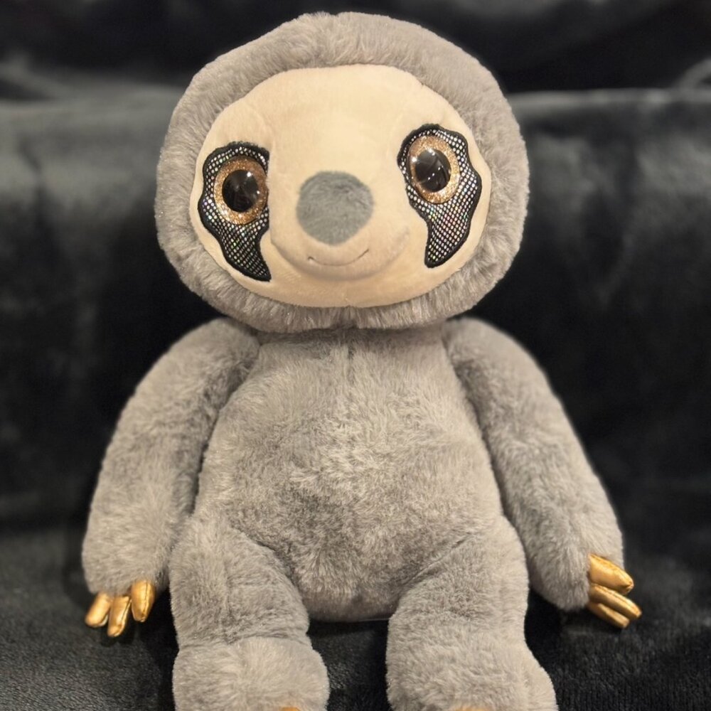 Webkinz Ganz 1st Edition Gray Sparkle Sloth